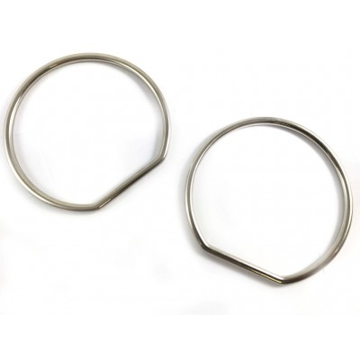 Manici Anello Acciaio Diam.10cm. Cf.2 Pz.