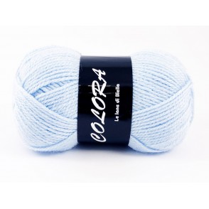 Gomitolo di Lana Colora Tre Sfere Colore Azzurro Baby 1328