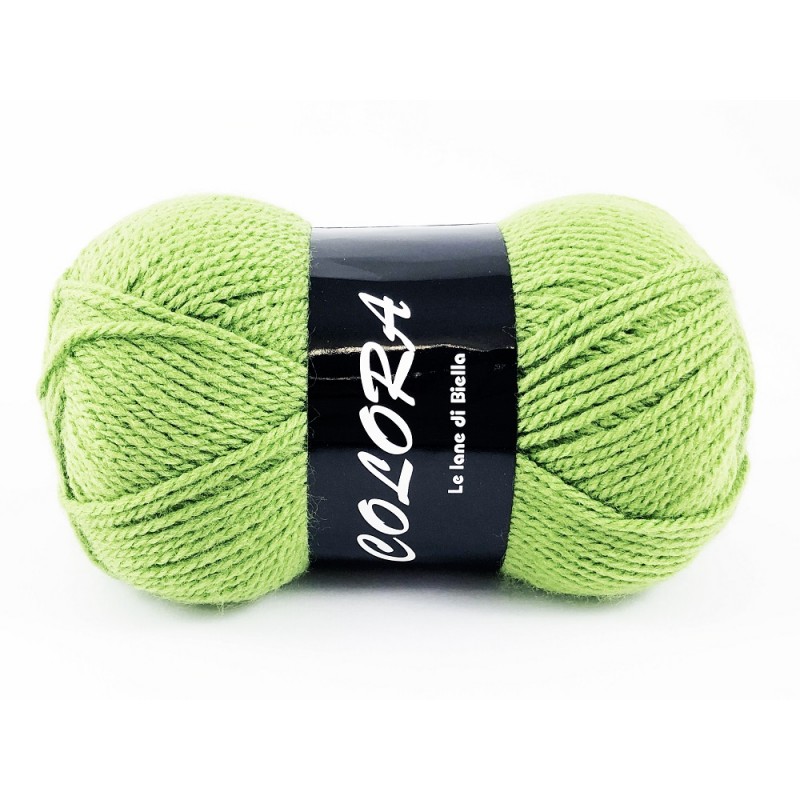Gomitolo di Lana Colora Tre Sfere Colore Verde 1204 Gomitolo di Lana Colora Tre Sfere Colore Verde 1204