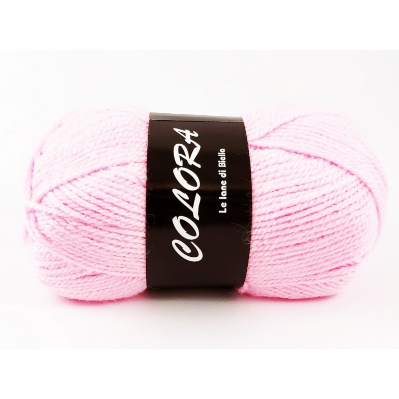 Gomitolo di Lana Colora Tre Sfere Colore Rosa 1618