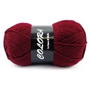 Gomitolo di Lana Colora Tre Sfere Colore Bordeaux 1616