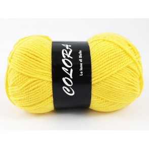 Gomitolo di Lana Colora Tre Sfere Colore Giallo 1516