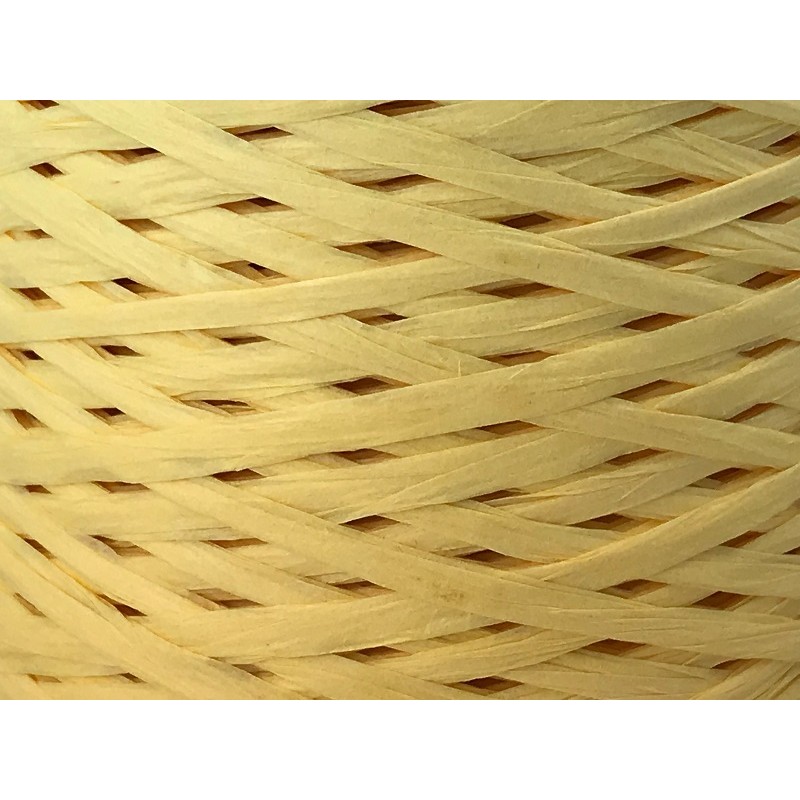 Rafia Naturale 250 grammi Tre Sfere Colore Giallo G-69 Rafia Naturale 250 grammi Tre Sfere Colore Giallo G-69
