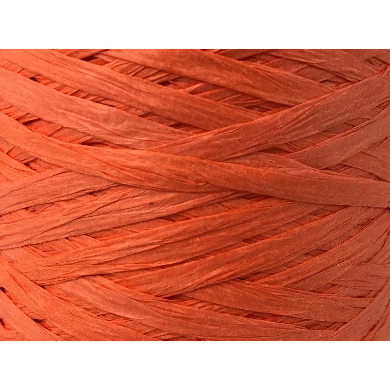 Rafia Naturale 250 grammi Tre Sfere Colore Arancio G-54