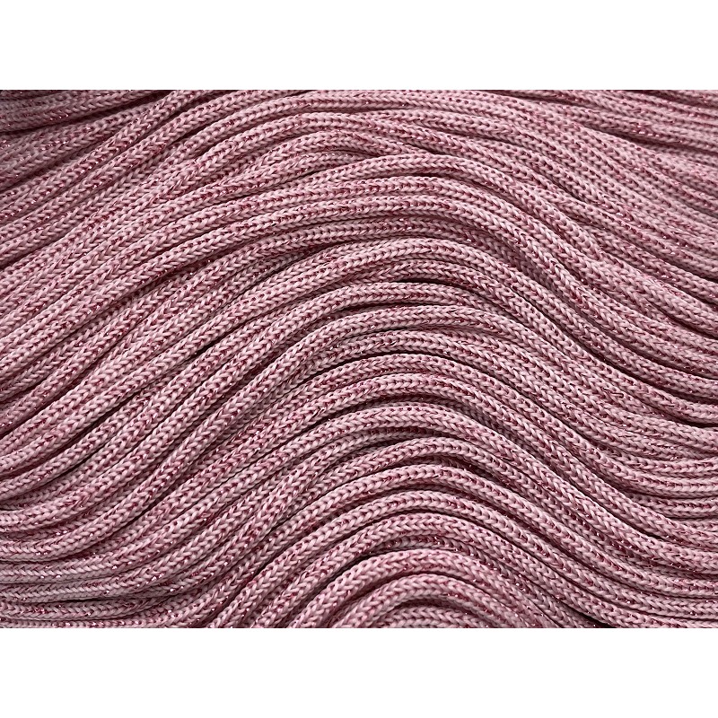 Cordino Thai Swan Black Glitter 500 grammi Tre Sfere Colore Rosa 152
