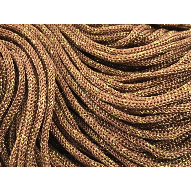 Cordino Thai Swan Black Glitter 500 grammi Tre Sfere Colore Ruggine-Oro 082