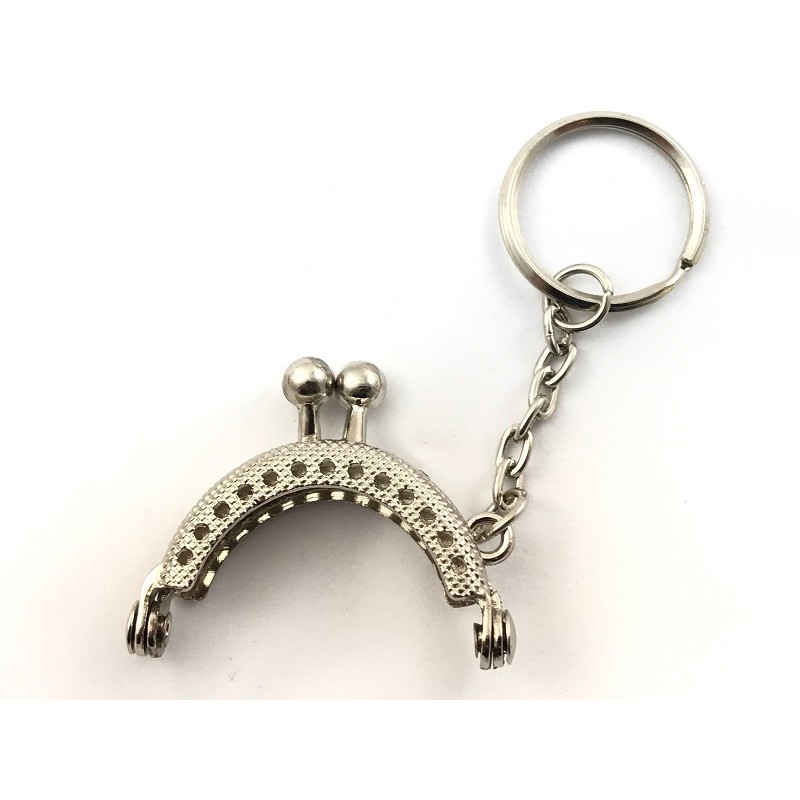 Clik Clak Portachiavi 4 cm. Cf.1Pz Argento