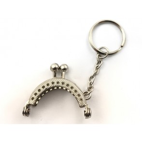 Clik Clak Portachiavi 4 cm. Cf.1Pz Argento