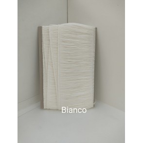 Frangia Di Rafia Di Viscosa Made In Italy altezza cm 15 Colore bianco