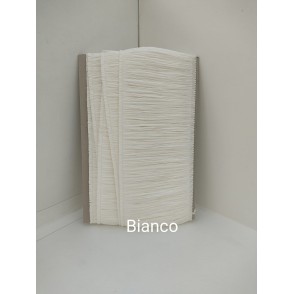 Frangia Di Rafia Di Viscosa Made In Italy altezza cm 15 Colore bianco