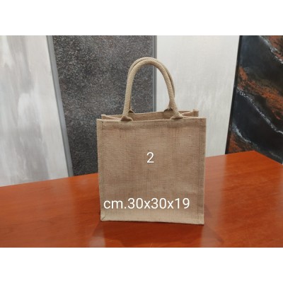 Borsa In Juta Cm. 30x30x19