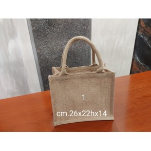 Borsa In Juta Cm. 26x22x14