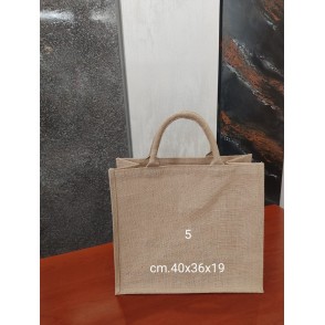 Borsa In Juta Cm. 40x36x19
