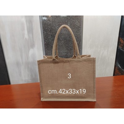 Borsa In Juta Cm. 42x33x19