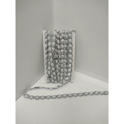 Passamaneria Roselline Mm. 19 Argento