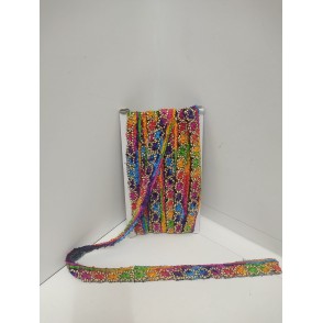 Passamaneria Multicolor Striscia 27 mm Oro