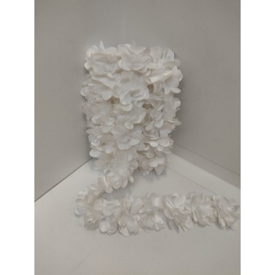 Passamaneria Fiori Cm. 6 Bianco