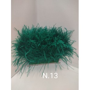 Passamaneria Piume Struzzo Colore Tiffany 13