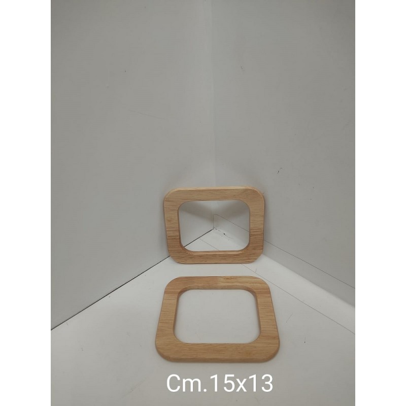 Manici Legno cm. 15x13 Naturali