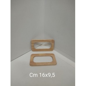 Manici Legno cm. 16x9,5 Naturale