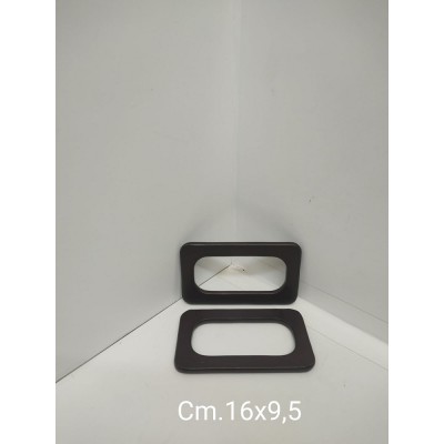 Manici Legno cm. 16x9,5 Nero
