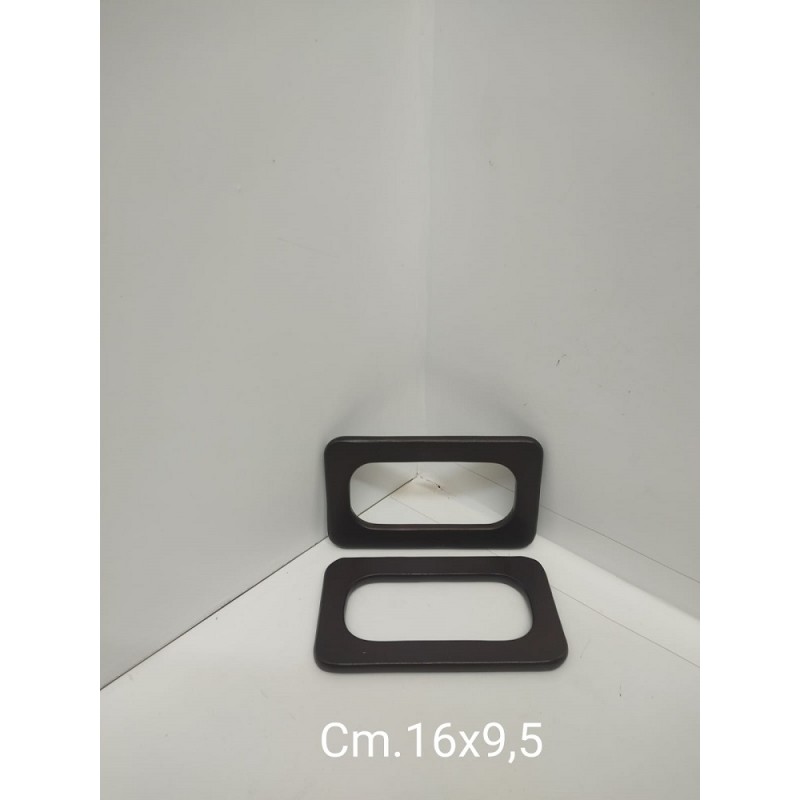 Manici Legno cm. 16x9,5 Nero
