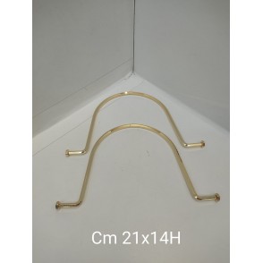 Manici Metallo Cm 21x14 Oro
