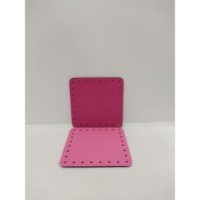 Quadrato Neoprene Cm 12x12 Rosa Fucsia