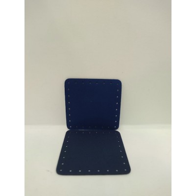 Quadrato Neoprene Cm 12x12 Blu scuro