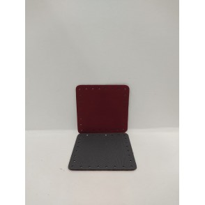 Quadrato Neoprene Cm 12x12 Grigio Bordeaux