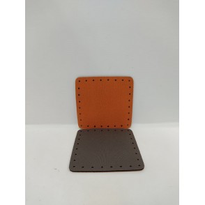 Quadrato Neoprene Cm 12x12 Tortora Arancio