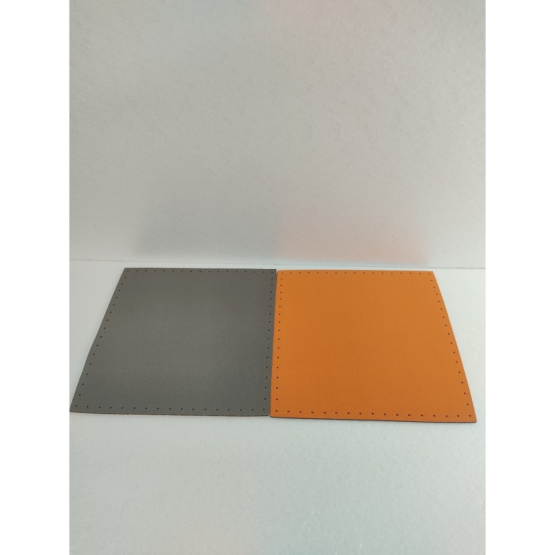 Quadrato Neoprene Cm 26x26 Arancio Tortora