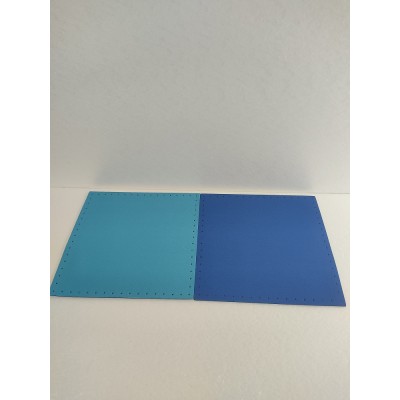 Quadrato Neoprene Cm 26x26 Blu Turchese