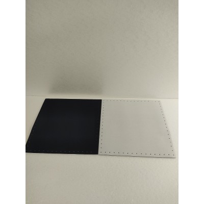 Quadrato Neoprene Cm 26x26 Bianco Nero