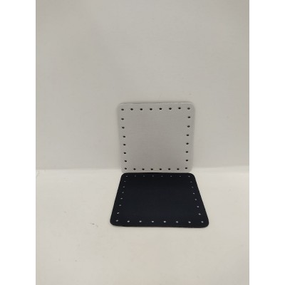 Quadrato Neoprene Cm 9x9 Bianco Nero