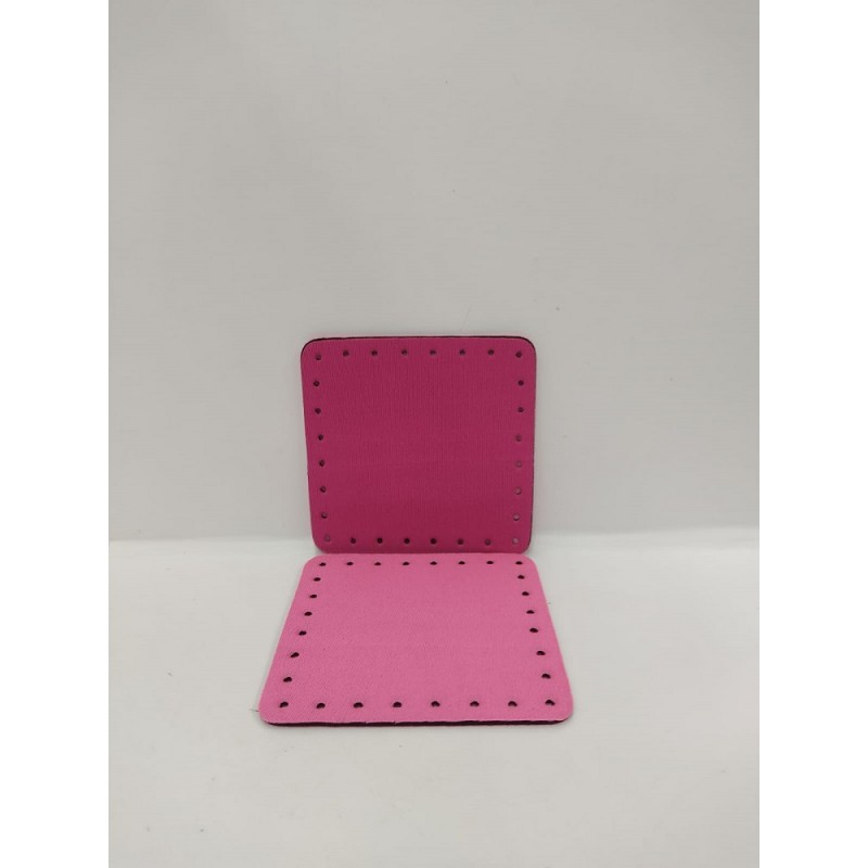 Orecchini Pendenti Vinani Quadrati – Zirconia Rosa Fucsia In Argento 925 – OH3P