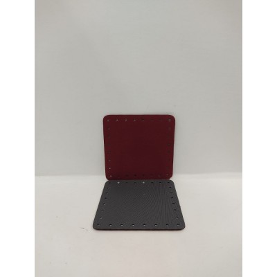Quadrato Neoprene Cm 9x9 Grigio Bordeaux