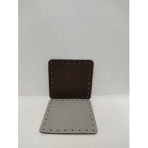 Quadrato Neoprene Cm 9x9 Tortora Arancio
