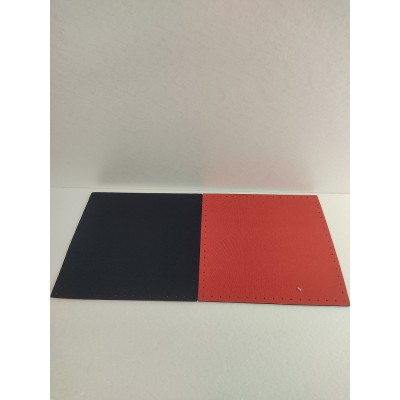Quadrato Neoprene Cm 26x26 Rosso Nero