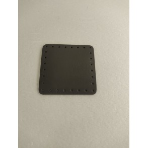 Quadrato EcoPelle Rinforzato Cm 12x12 Verde Militare