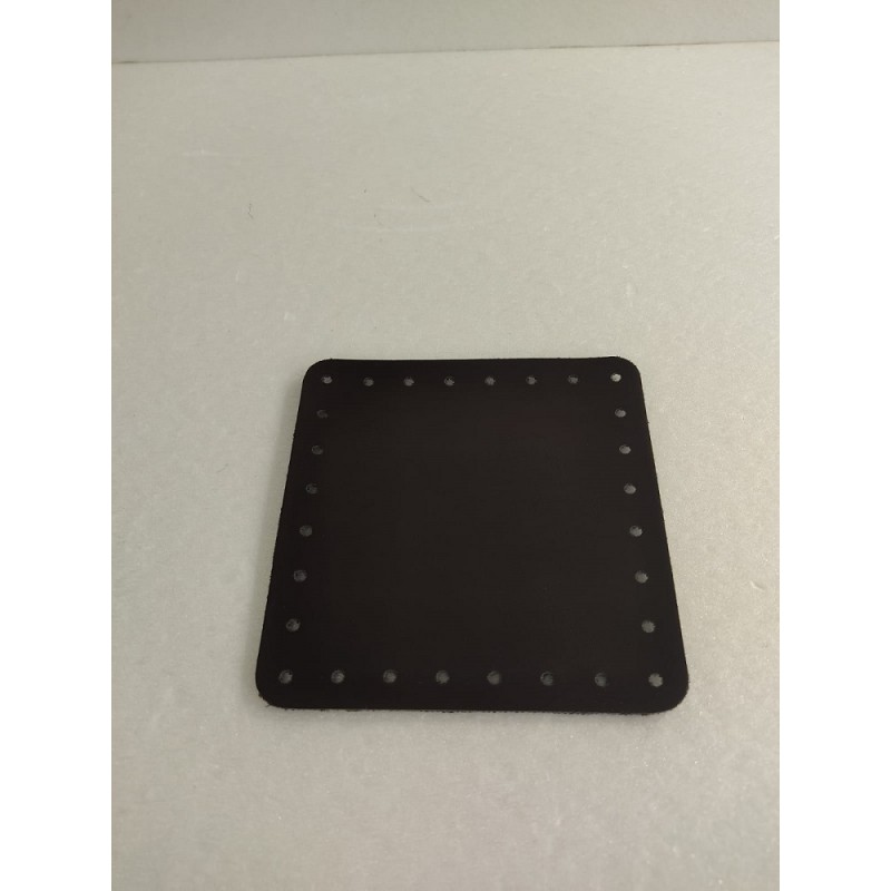 Quadrato EcoPelle Morbida Cm 12x12 Marrone