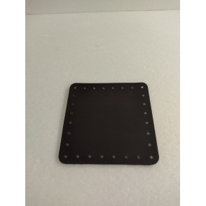 Quadrato EcoPelle Morbida Cm 12x12 Marrone