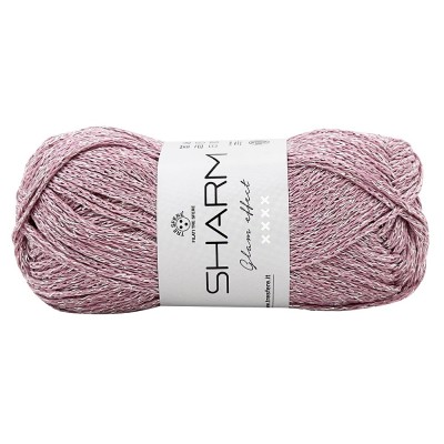 Gomitolo Di Cotone Sharm Tre Sfere Lamé Colore Rosa Argento