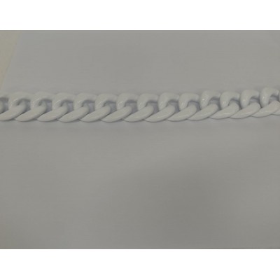 Catena In Resina 32 Mm Colore Bianco