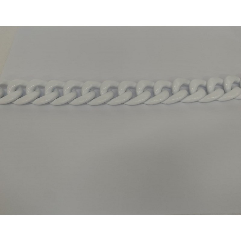 Catena In Resina 32 Mm Colore Bianco
