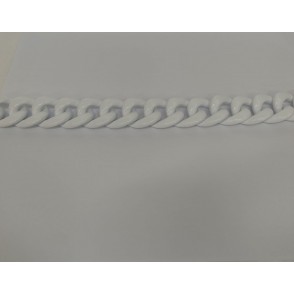 Catena In Resina 32 Mm Colore Bianco