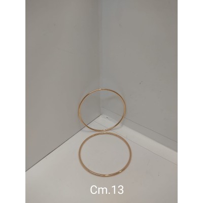 Manici In Metallo Cerchio 2 Pezzi Oro