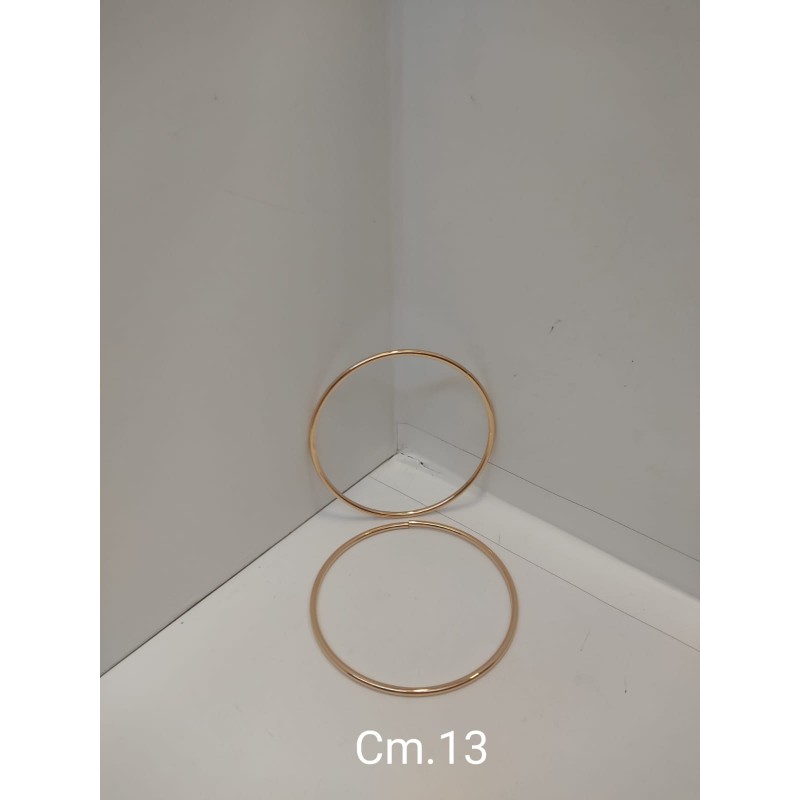 Manici In Metallo Cerchio 2 Pezzi Oro