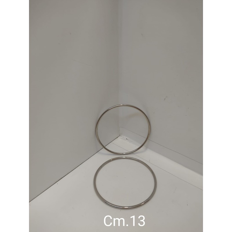 Manici In Metallo Cerchio 2 Pezzi Argento