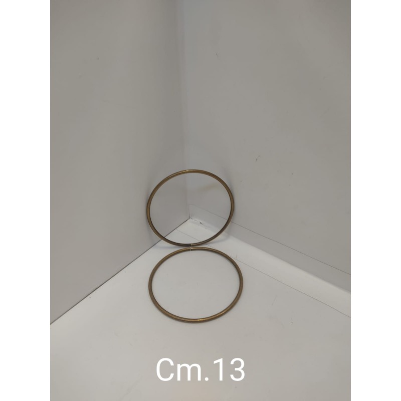 Manici In Metallo Cerchio 2 Pezzi Bronzo